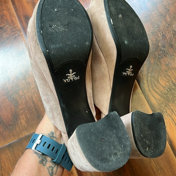 Prada Suede Platform Mule - Picture 3 of 5